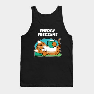 Coffee Tiger Energy Free Zone Tank Top